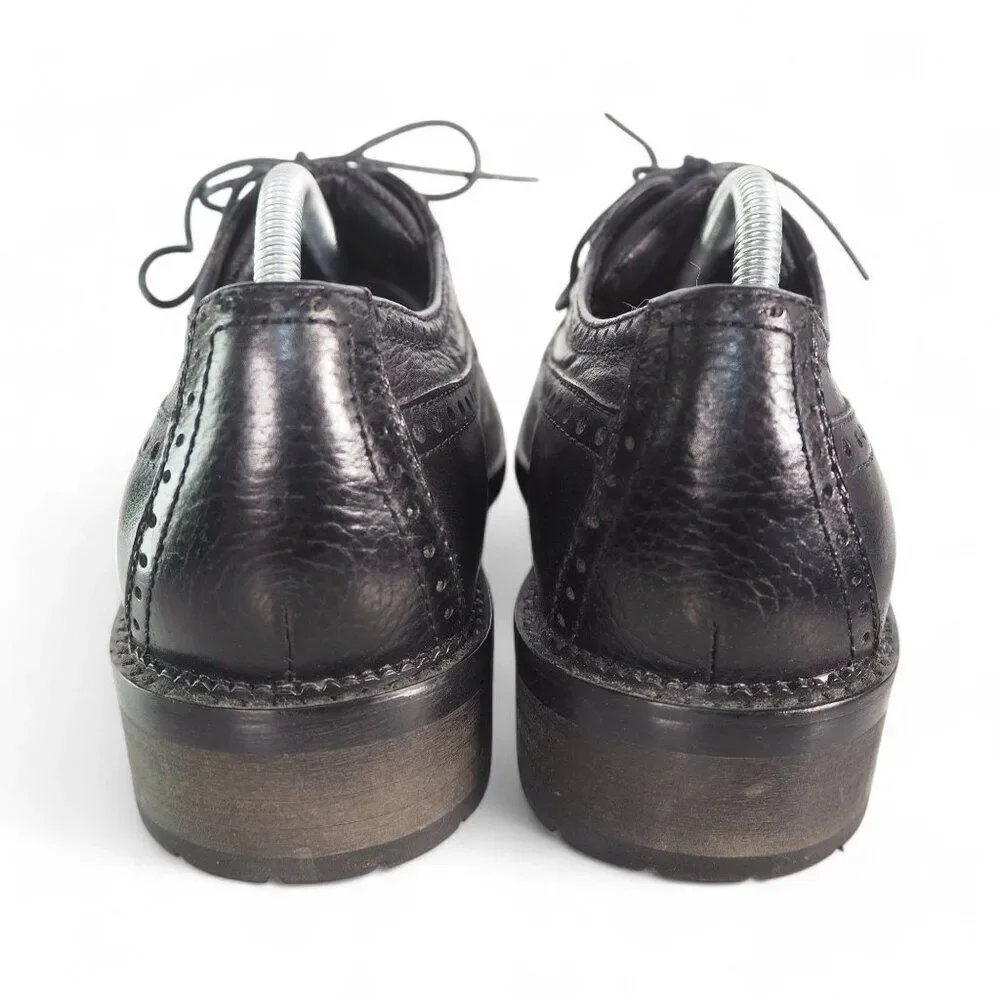 Donald by Donald J. Pliner Brad Wingtip Leather‎ Oxfords Black Men's 9